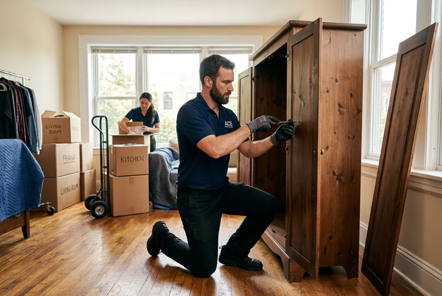 Démontage des meubles