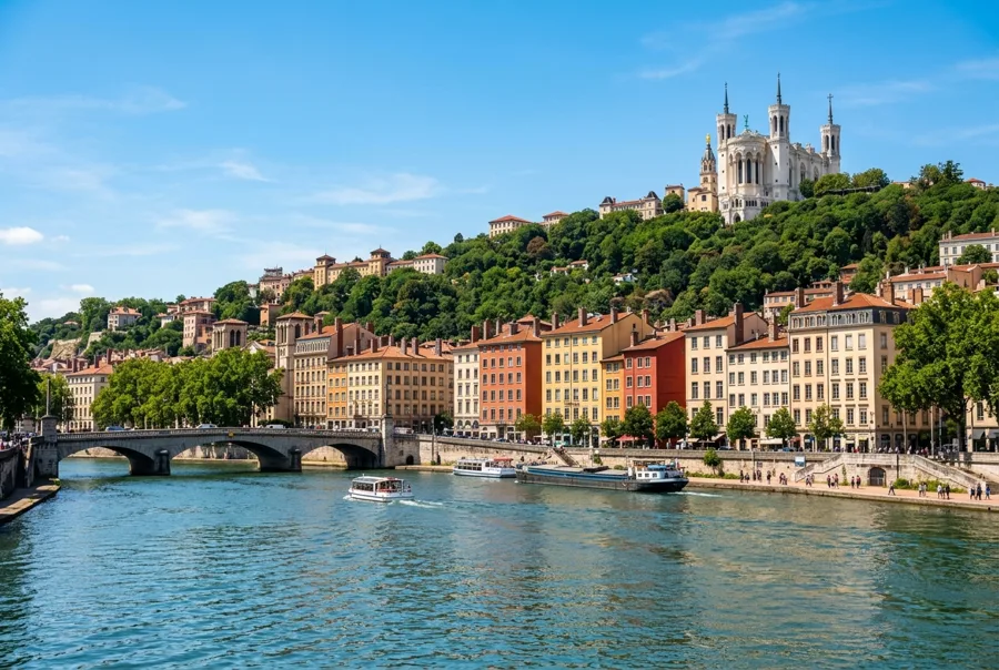 Vue de la ville de Lyon